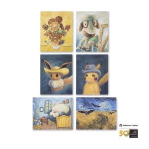 Pokémon Inspired by Paintings from the Van Gogh Museum Collection Posters (6-Pack)